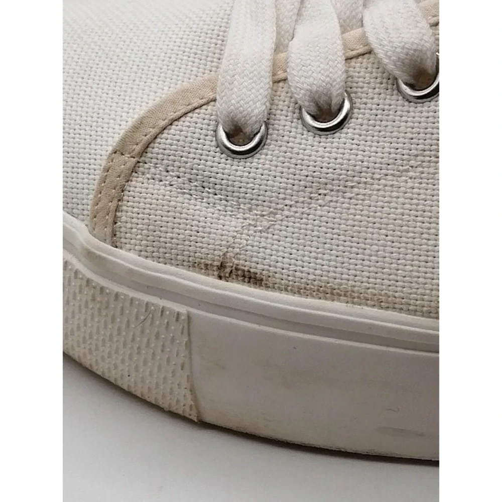 Steve Madden Sneaker Womens Elore White 8.5 Platform Walking Shoes Comfort
